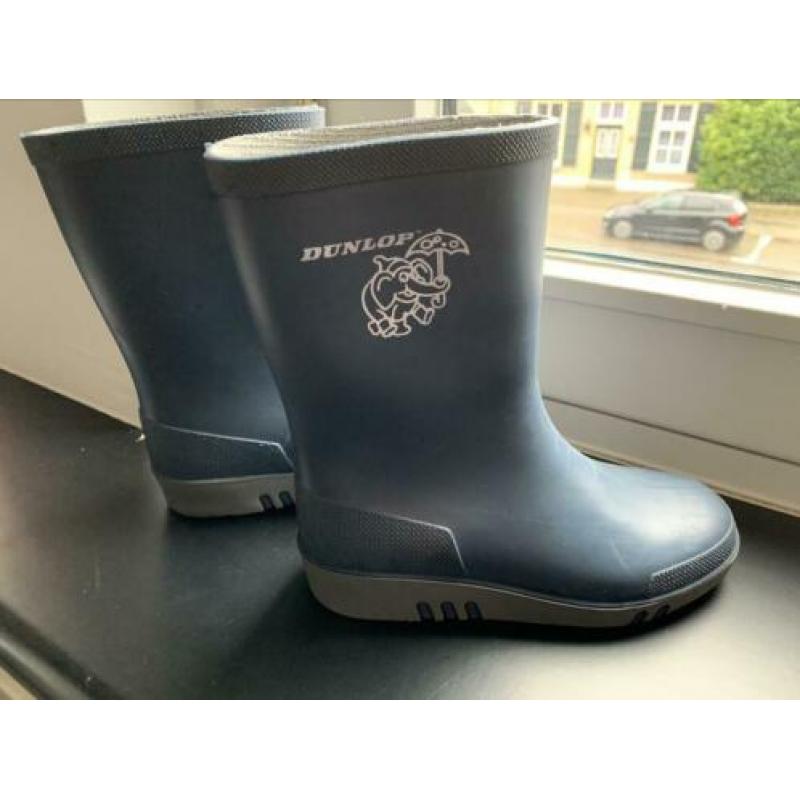 Dunlop donkerblauwe regenlaarzen / kinderlaars maat 29