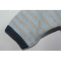 Blauw gestreept pakje van Jacadi maat 56 (1222)