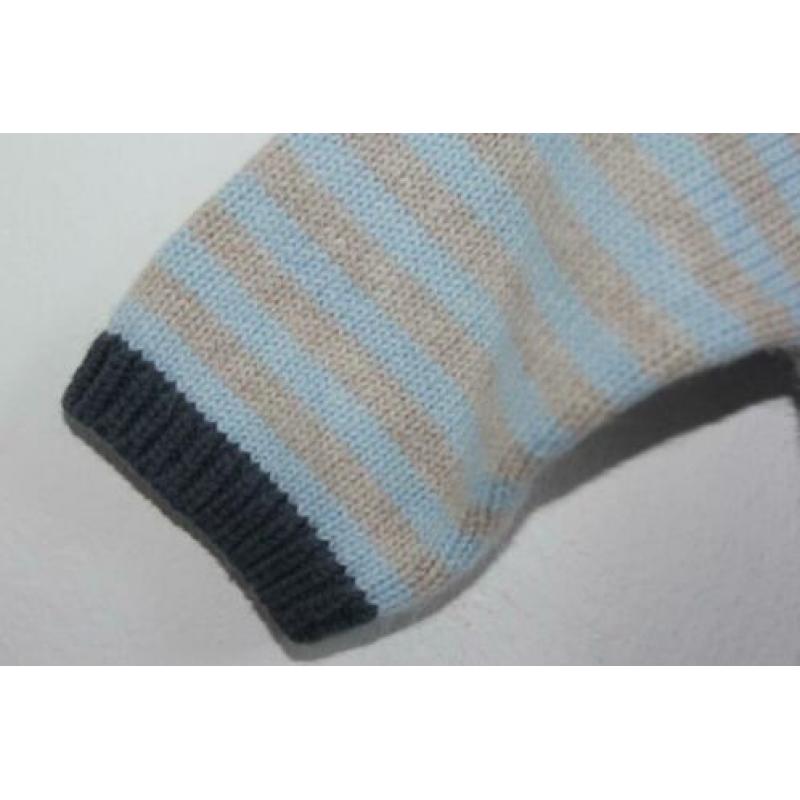 Blauw gestreept pakje van Jacadi maat 56 (1222)