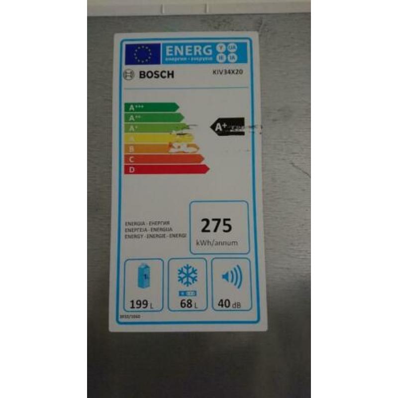 inbouw koelkast met diepvries Bosch KIV34X20