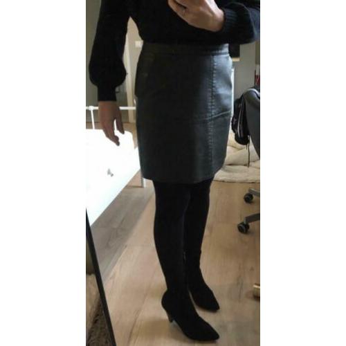 Imitatieleer rokje merk Costes