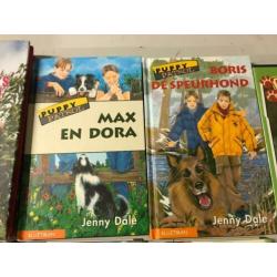 T.K.nog 7 Puppy Patrol boeken en 2 DVD's zie actuele lijst