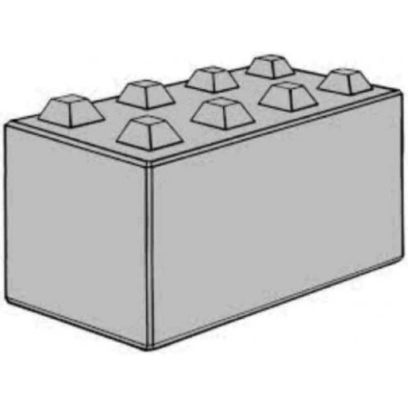 megablokken 150x60x60 (Lxbrxh) restbeton goed en goedkoop