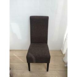 3 eetkamerstoelen bruin, 15 euro voor alle 3