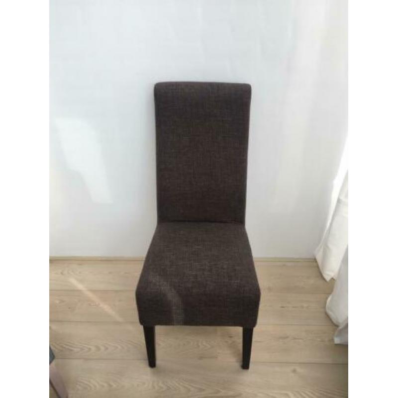 3 eetkamerstoelen bruin, 15 euro voor alle 3