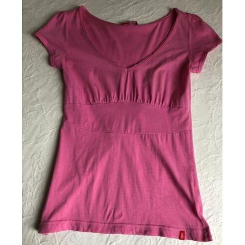 Nieuw t shirt shirt topje 36 merk Esprit EDC Small roze