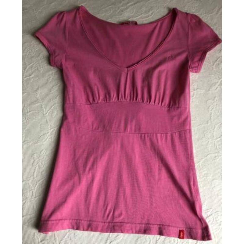 Nieuw t shirt shirt topje 36 merk Esprit EDC Small roze