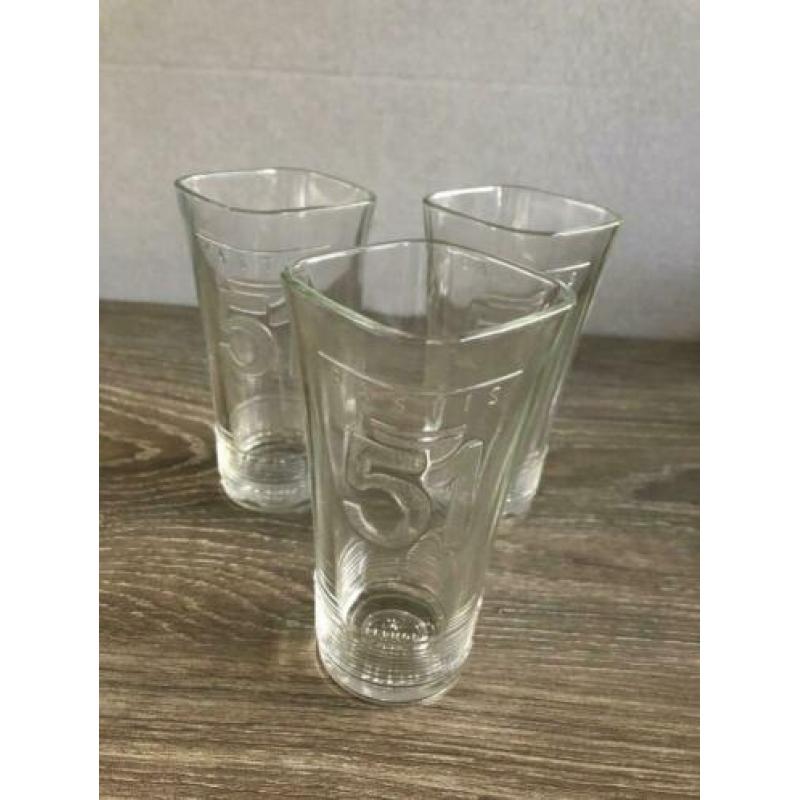 3 PASTIS 51 glazen NIEUWE glazen