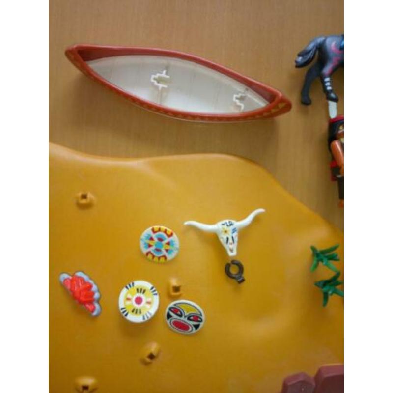 Playmobil indianendorp incl. tipi en bizon.