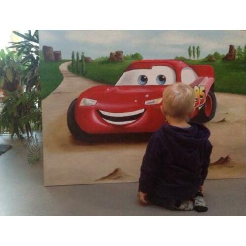 Gepersonaliseerd beschilderd paneel voor baby en kinderkamer