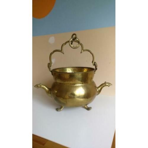 Zeer grote lavabo, messing, Frankrijk, 2e helft 19e eeuw