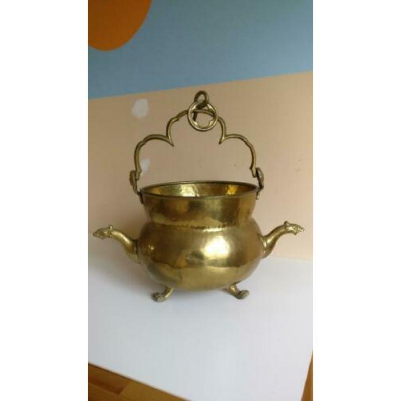 Zeer grote lavabo, messing, Frankrijk, 2e helft 19e eeuw