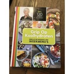 Grip op koolhydraten. Boek. Weekmenu’s