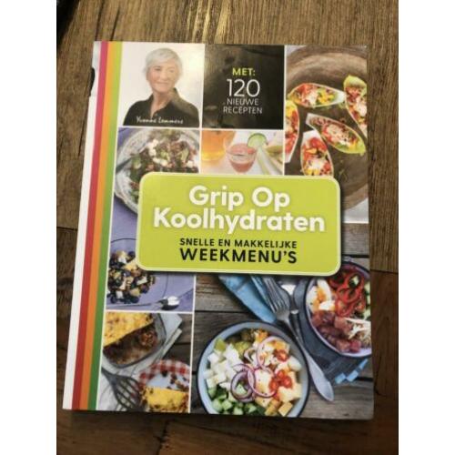 Grip op koolhydraten. Boek. Weekmenu’s