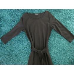 Elegante zwarte jurk driekwart mouw Jazlyn maat S 36