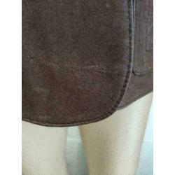 B1530 Naf Naf: nappa-leren jasje colbert blazer Mt. M=38-40