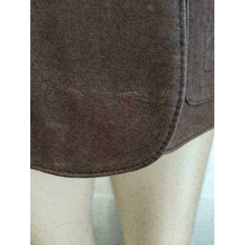 B1530 Naf Naf: nappa-leren jasje colbert blazer Mt. M=38-40