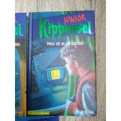3 boeken KIPPENVEL JUNIOR ZGAN samen €1,50
