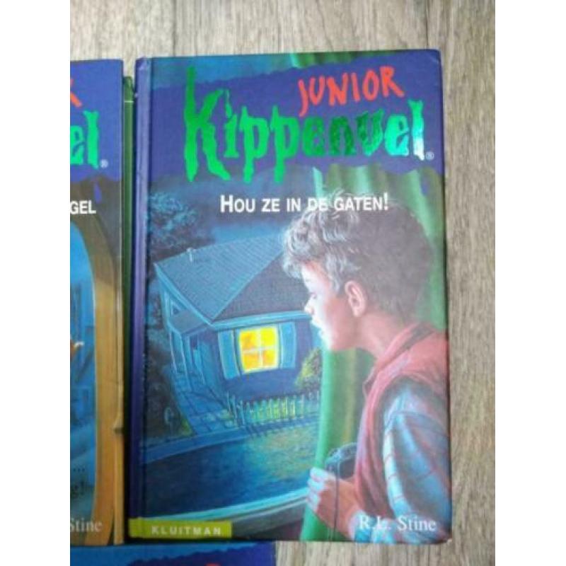 3 boeken KIPPENVEL JUNIOR ZGAN samen €1,50