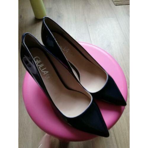 Blauwe pumps lak mt 40