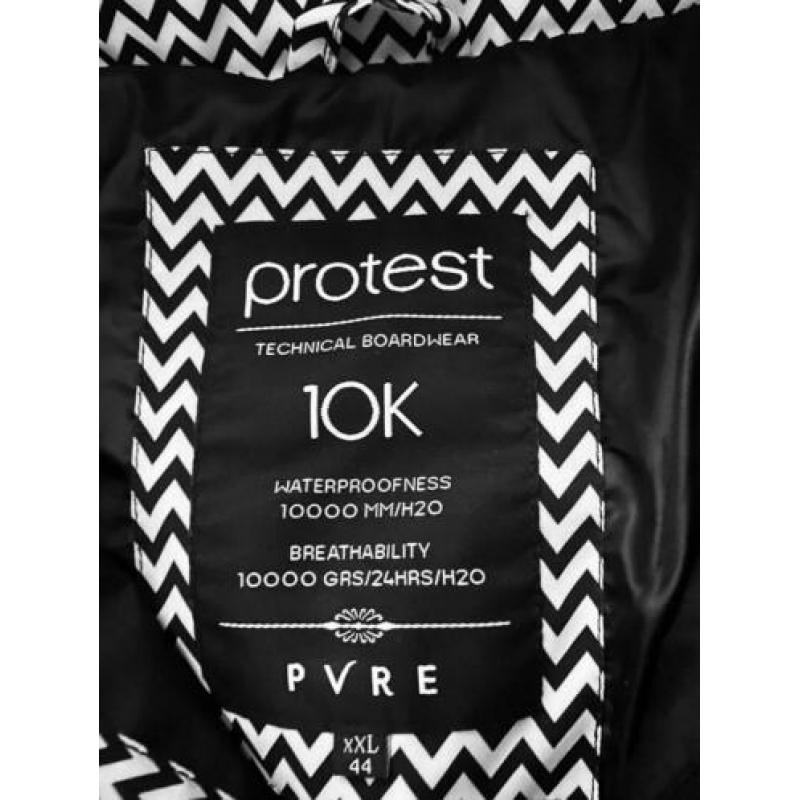Protest zwart dames ski jack skijas wintersport ski jas xxl