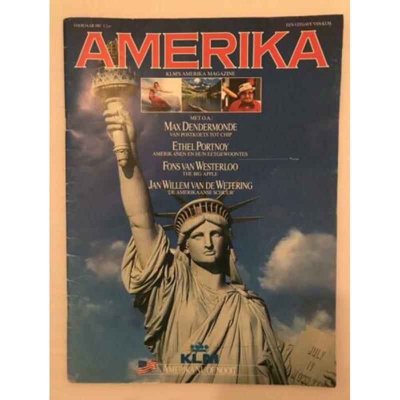 Vintage KLM travel tijdschrift