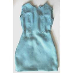 Retro Naai en knutsel voeringstof nr 2563 licht blauw