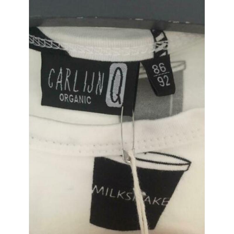Carlijn Q milkshake NIEUW shirt trui longsleeve maat 86/92