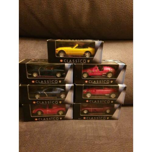 7 Collezione Classico Ferrari's in originele verpakking