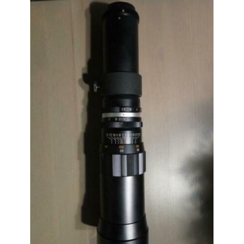 Tokina 400 mm op M42 Pdraad