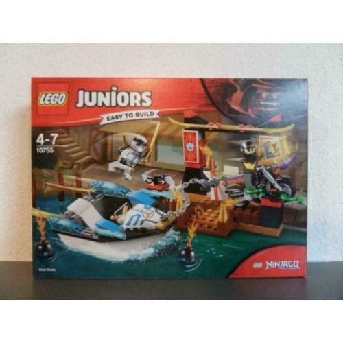 Lego Juniors 10755 Zane's Ninjabootachtervolging Nieuw