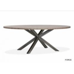 Tafel force in de kleur mokka direct leverbaar.