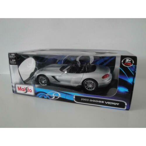 Schaalmodel - dodge viper srt-10 2003 - special edition