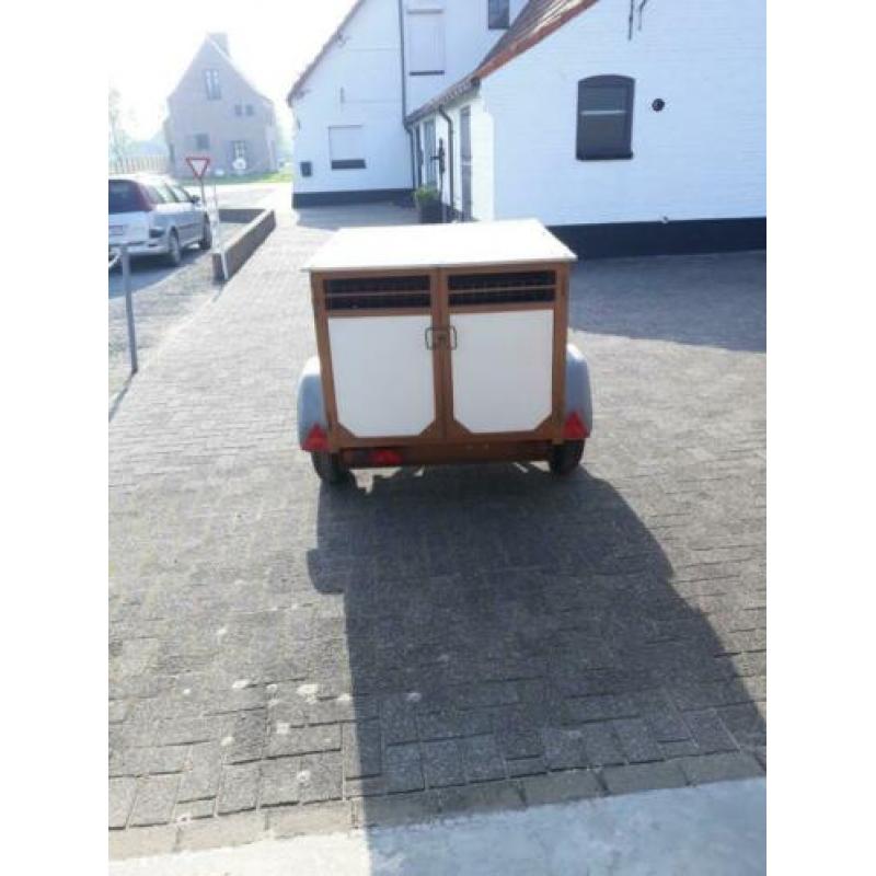 Dubbele hondentrailer/ kleine veetrailer