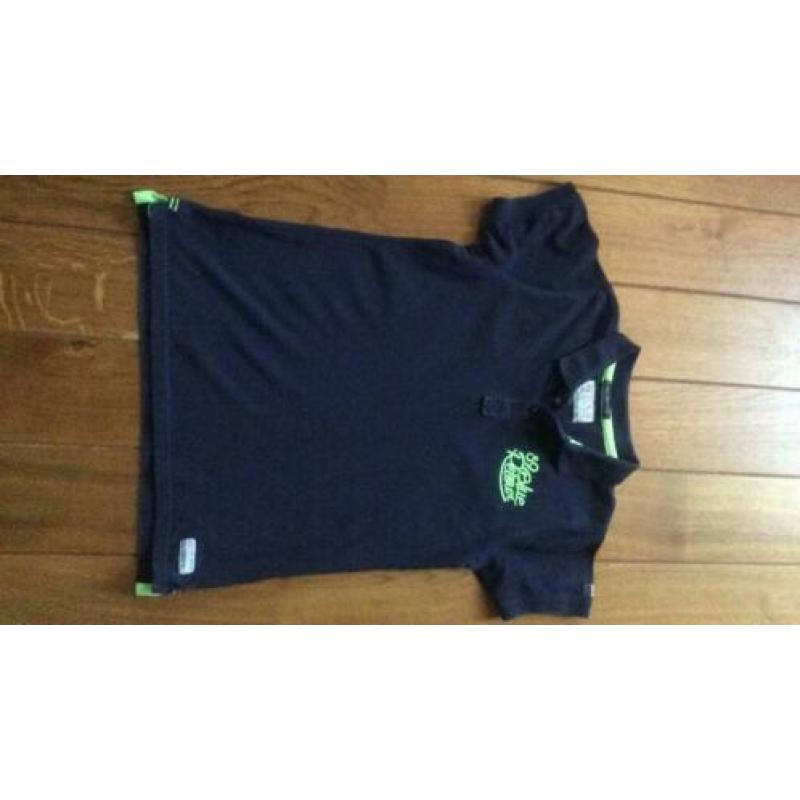 Blauw poloshirt merk Retour maat 14