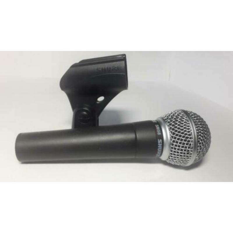 SHURE SM58 * Met Houder, Kabel en Tas * Nauwelijks gebruikt.