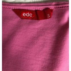 Nieuw t shirt shirt topje 36 merk Esprit EDC Small roze