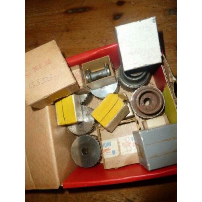 x 35mm film onderdelen - tamboer - sprockets - geleiders