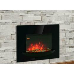 Electrische wandhaard met afstandbediening 66cm