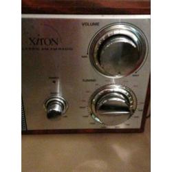 Xirion wooden retro radio