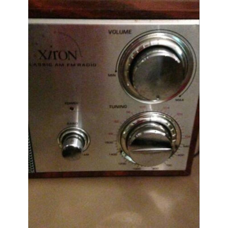 Xirion wooden retro radio