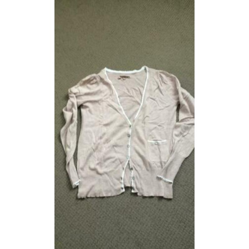 Dames vest oudroze mt M