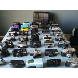 Lot van 73 analoge camera's