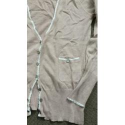 Dames vest oudroze mt M