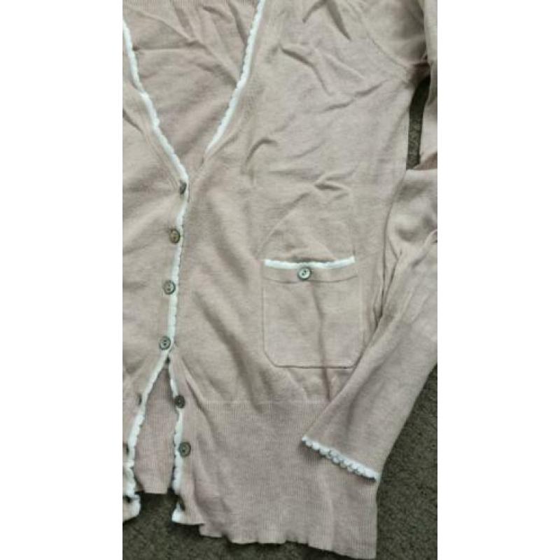 Dames vest oudroze mt M