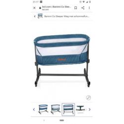 Co-sleeper van Baninni Nesso blue