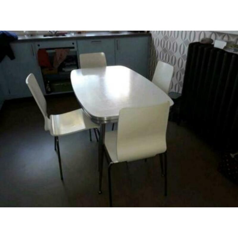 retro belair jaren 70 seventies eettafel tafel
