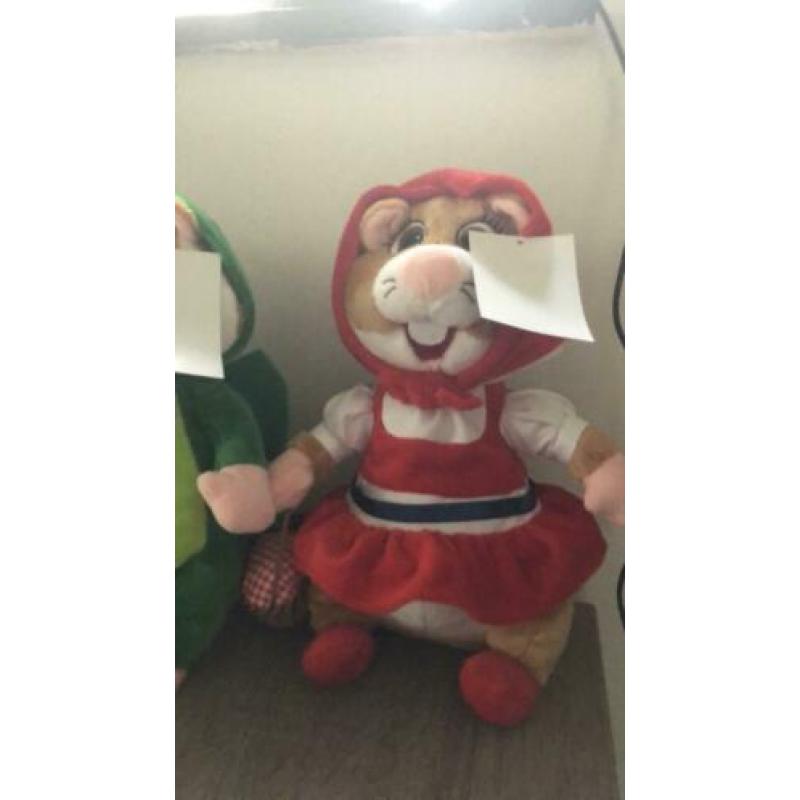 Ah Efteling hamsters draak, elfje, Roodkapje , fakir