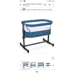 Co-sleeper van Baninni Nesso blue