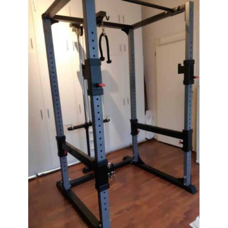 BodyCraft Powercage, halterbank en 350 kg gewichten/ halters